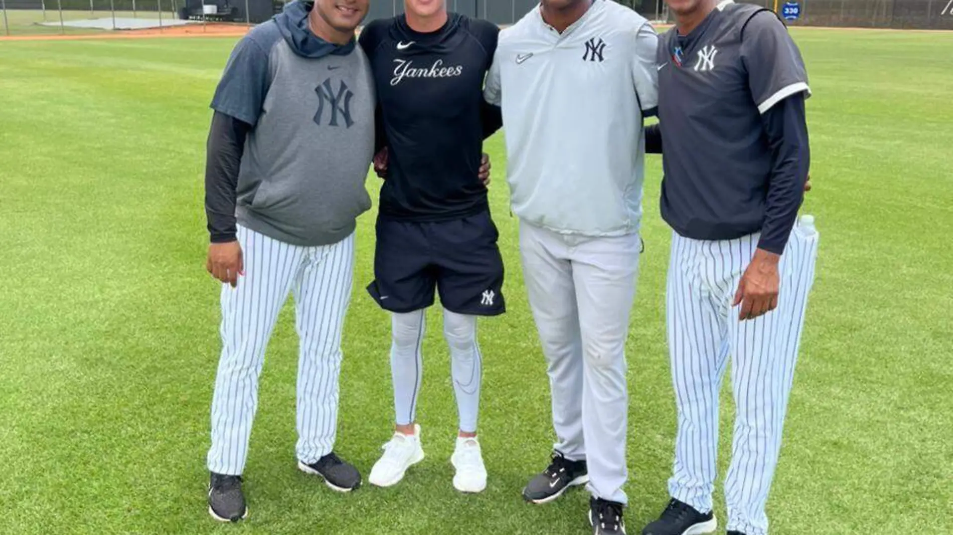 Diego Hernández y el orgullo de formar parte de los Yankees